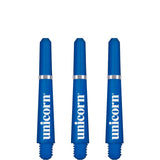 Unicorn Gripper 4 Dart Shafts - Blue Short