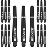Unicorn Gripper 4 Dart Stems - Value Pack - 5 Sets - Black Medium