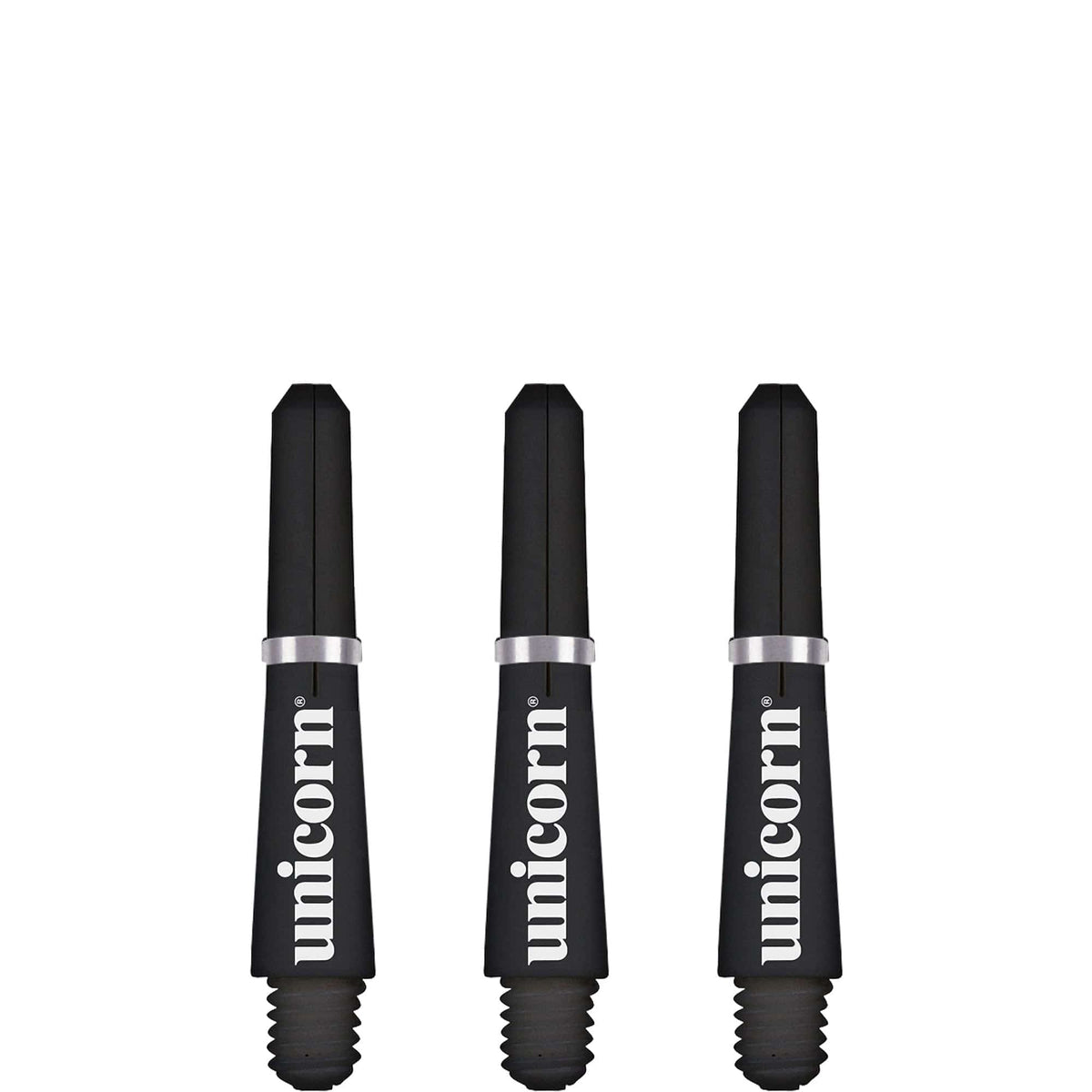Unicorn Gripper 4 Dart Shafts - Black Ultra Short