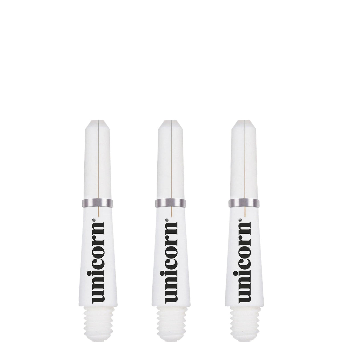 Unicorn Gripper 4 Dart Shafts - White Ultra Short