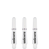Unicorn Gripper 4 Dart Shafts - White Ultra Short
