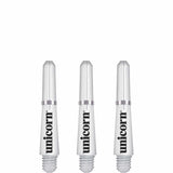 Unicorn Gripper 4 Dart Shafts - Clear Ultra Short