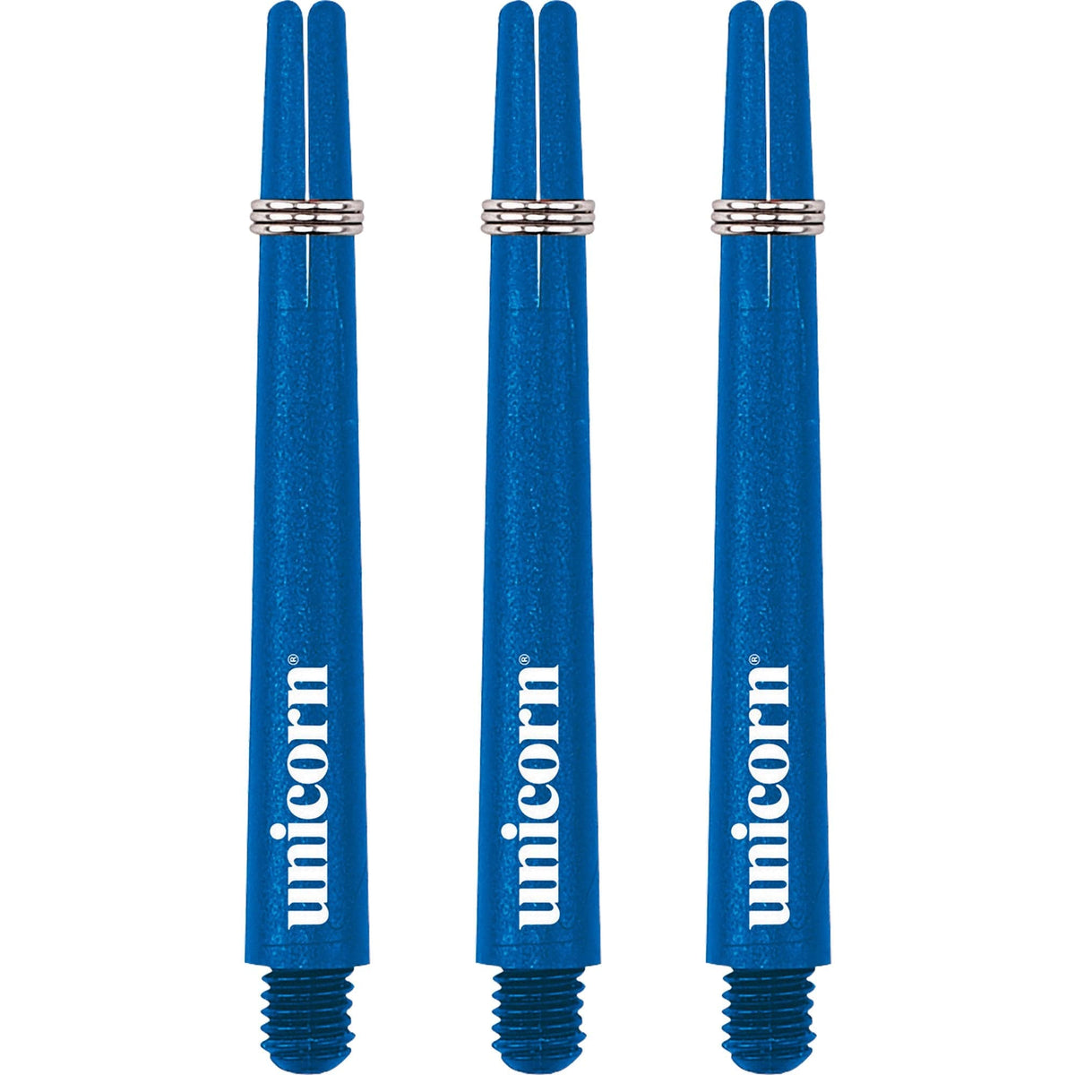 Unicorn Gripper 3 Dart Shafts - Nylon Stems - Blue Medium