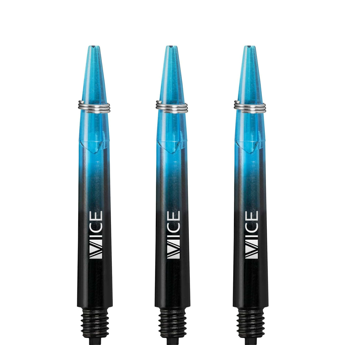 One80 Vice Gradient Shafts - Black - Sky Blue Tweenie