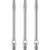 Designa Aluminium Shafts - Metal Dart Stems - Silver Long