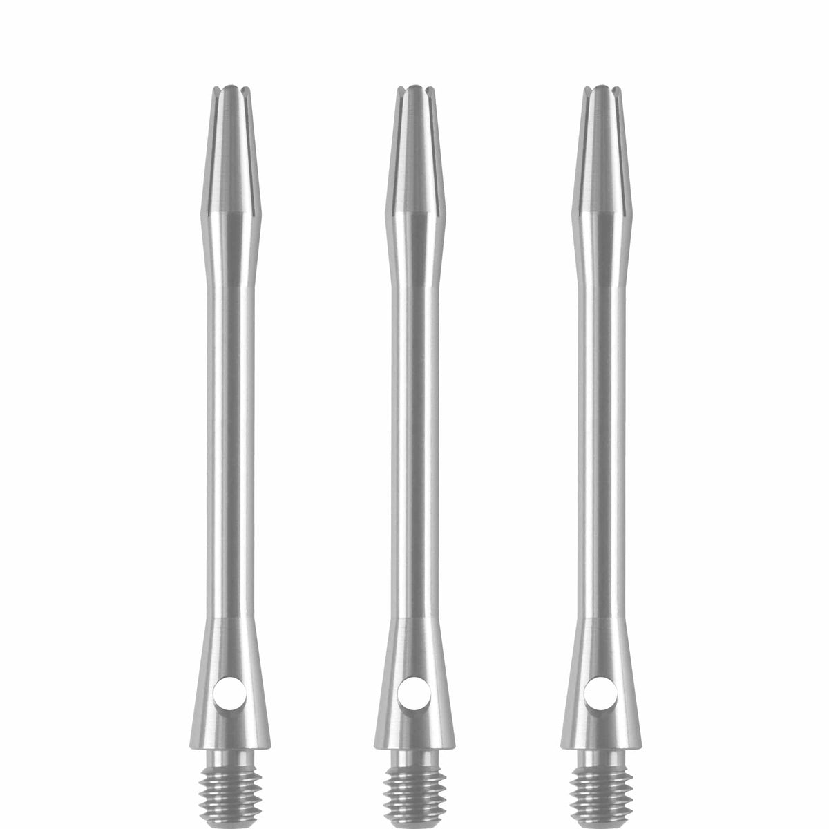 Designa Aluminium Shafts - Metal Dart Stems - Silver Medium