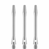 Designa Aluminium Shafts - Metal Dart Stems - Silver Medium