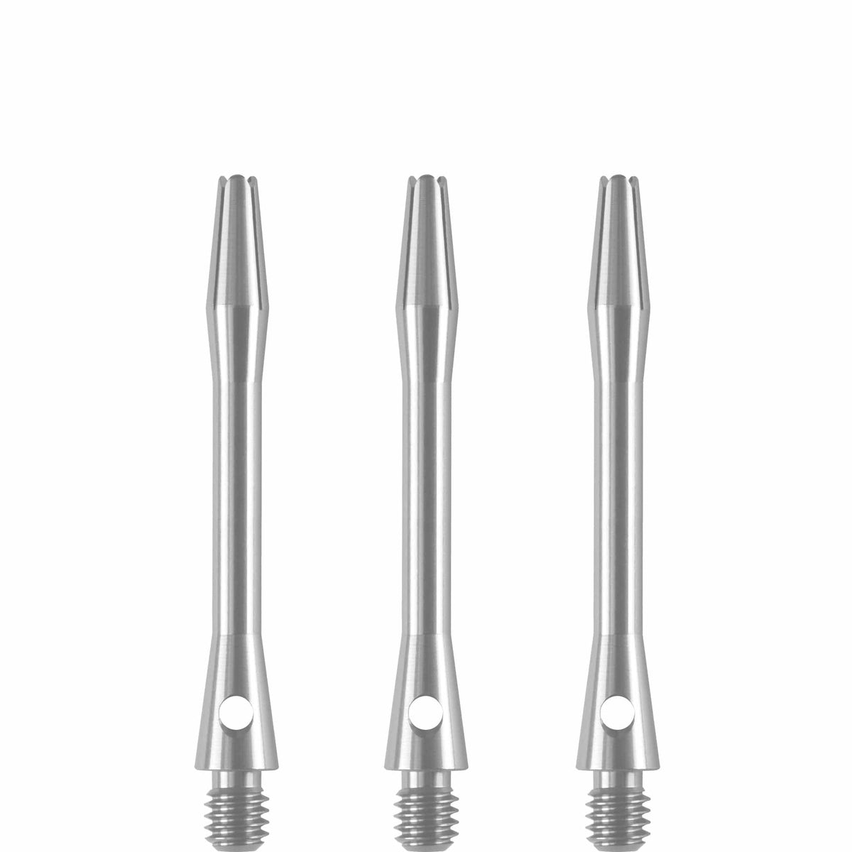 Designa Aluminium Shafts - Metal Dart Stems - Silver Tweenie