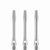 Designa Aluminium Shafts - Metal Dart Stems - Silver Tweenie