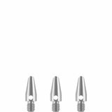 Designa Aluminium Shafts - Metal Dart Stems - Silver Micro