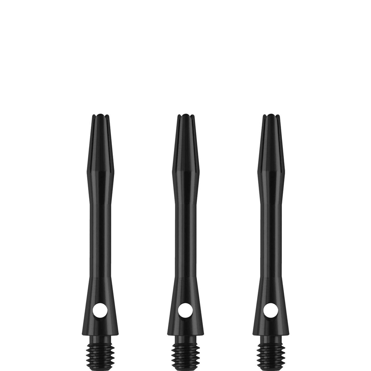 Designa Aluminium Shafts - Metal Dart Stems - Black Short