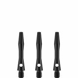 Designa Aluminium Shafts - Metal Dart Stems - Black Extra Short