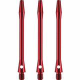 Designa Aluminium Shafts - Metal Dart Stems - Red Long