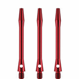Designa Aluminium Shafts - Metal Dart Stems - Red Medium
