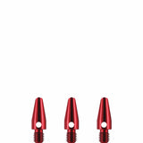 Designa Aluminium Shafts - Metal Dart Stems - Red Micro