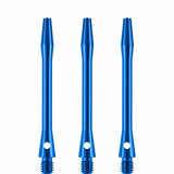 Designa Aluminium Shafts - Metal Dart Stems - Blue Medium