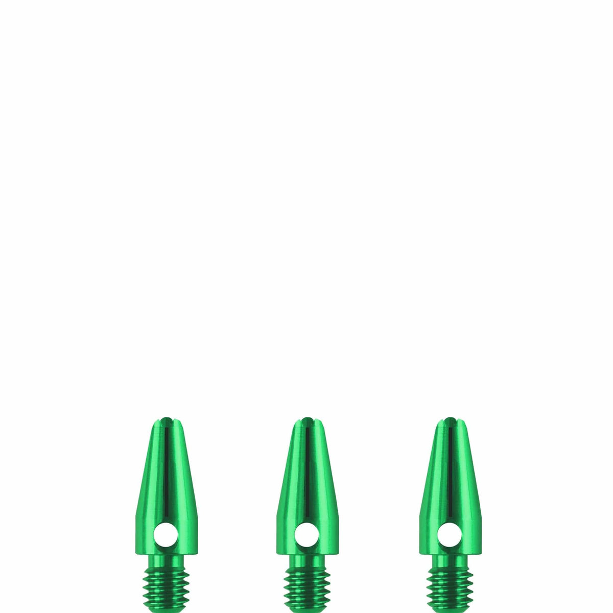Designa Aluminium Shafts - Metal Dart Stems - Green Micro
