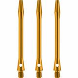 Designa Aluminium Shafts - Metal Dart Stems - Gold Long