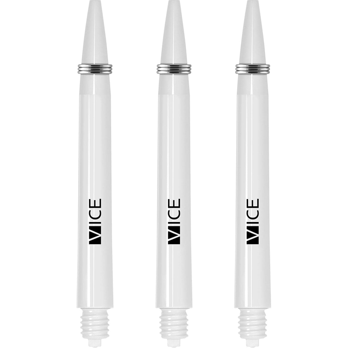 One80 Vice Shafts - Stems with Springs - White Medium