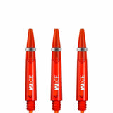 One80 Vice Shafts - Stems with Springs - Red Short