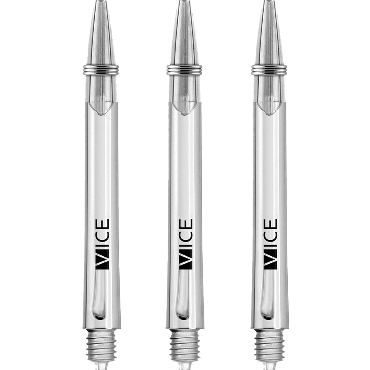 One80 Vice Shafts - Stems with Springs - Clear Medium