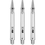 One80 Vice Shafts - Stems with Springs - Clear Medium