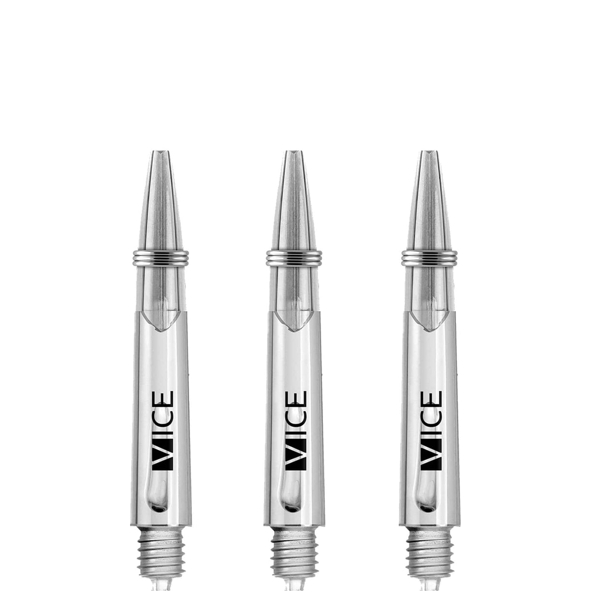 One80 Vice Shafts - Stems with Springs - Clear Short