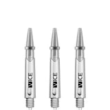 One80 Vice Shafts - Stems with Springs - Clear Short