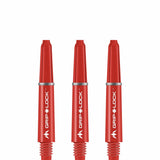 Mission GripLock Shafts - Dart Stems - Red