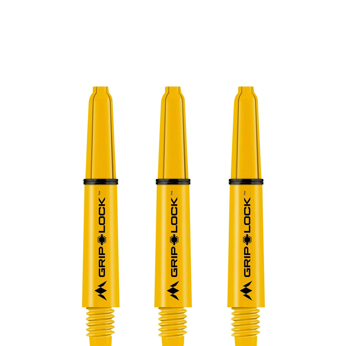 Mission GripLock Shafts - Dart Stems - Yellow