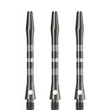 Designa Multiline Aluminium Shafts - Regrooved - Gun Metal