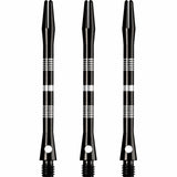 Designa Multiline Aluminium Shafts - Regrooved - Black Long