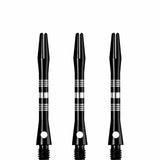Designa Multiline Aluminium Shafts - Regrooved - Black Tweenie