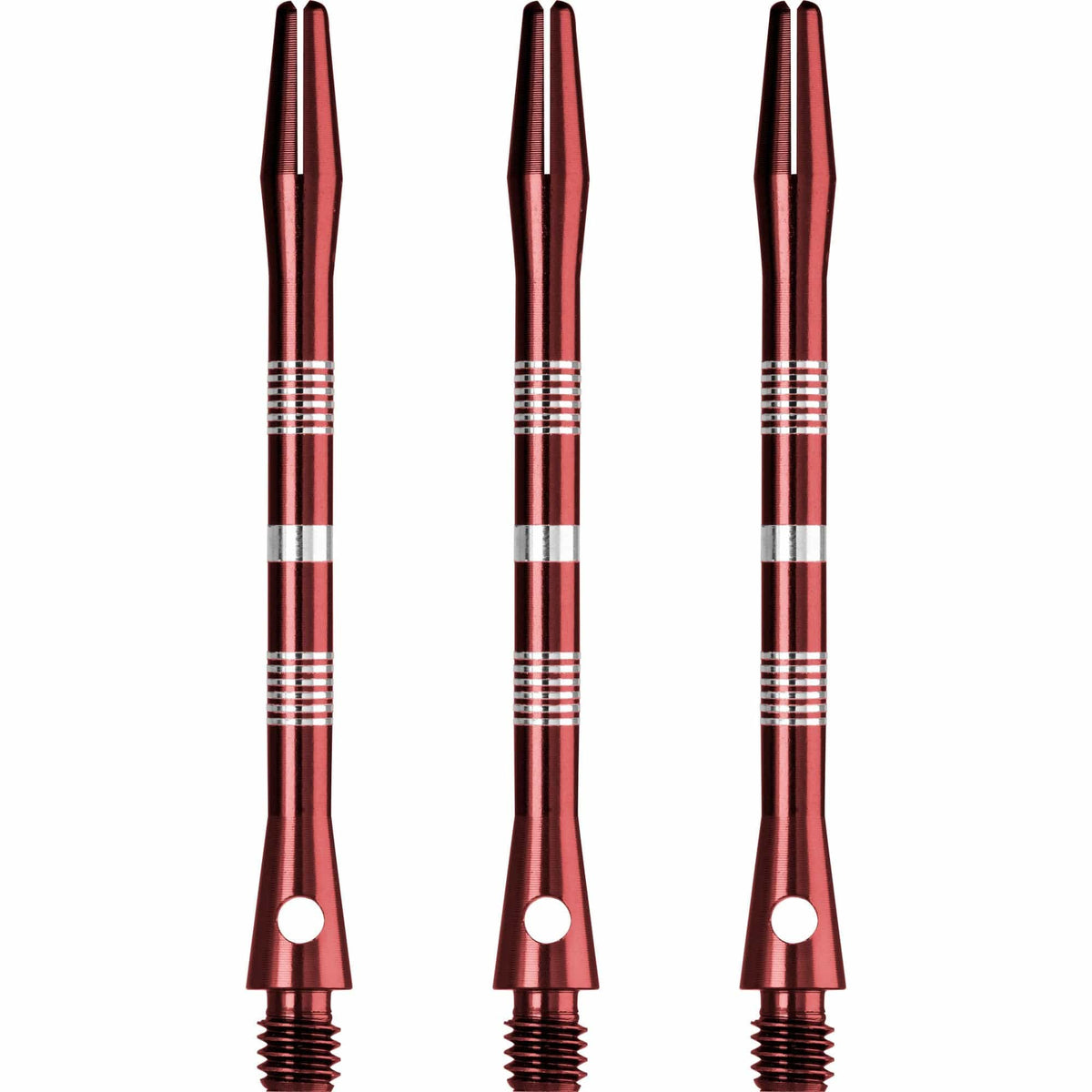 Designa Multiline Aluminium Shafts - Regrooved - Red Long