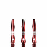 Designa Multiline Aluminium Shafts - Regrooved - Red Extra Short