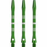 Designa Multiline Aluminium Shafts - Regrooved - Green Long