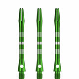 Designa Multiline Aluminium Shafts - Regrooved - Green Medium