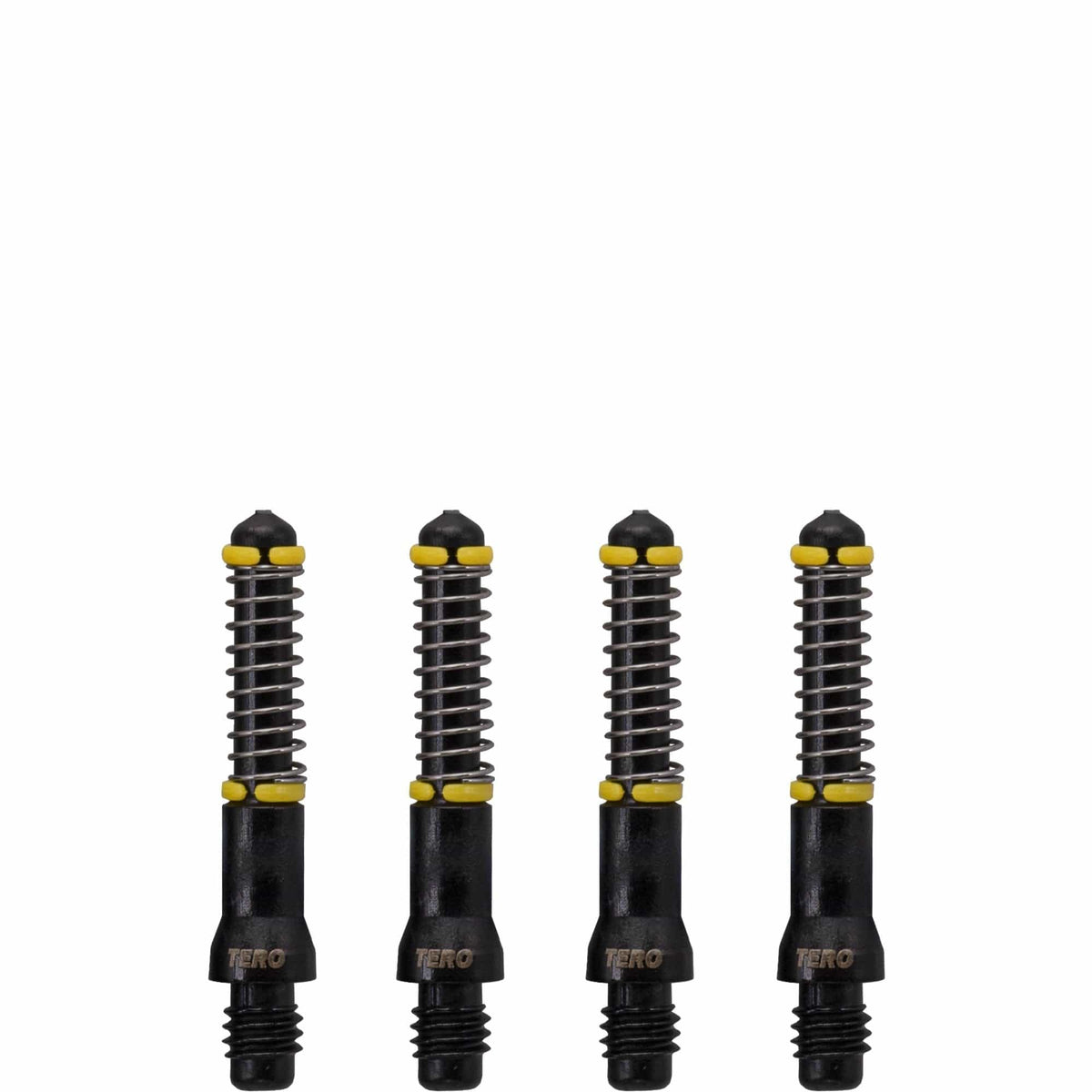 Cuesoul - Dart Shafts - Tero Flight System - AK7 - Standard - Set of 4 - Black Cuesoul 25mm