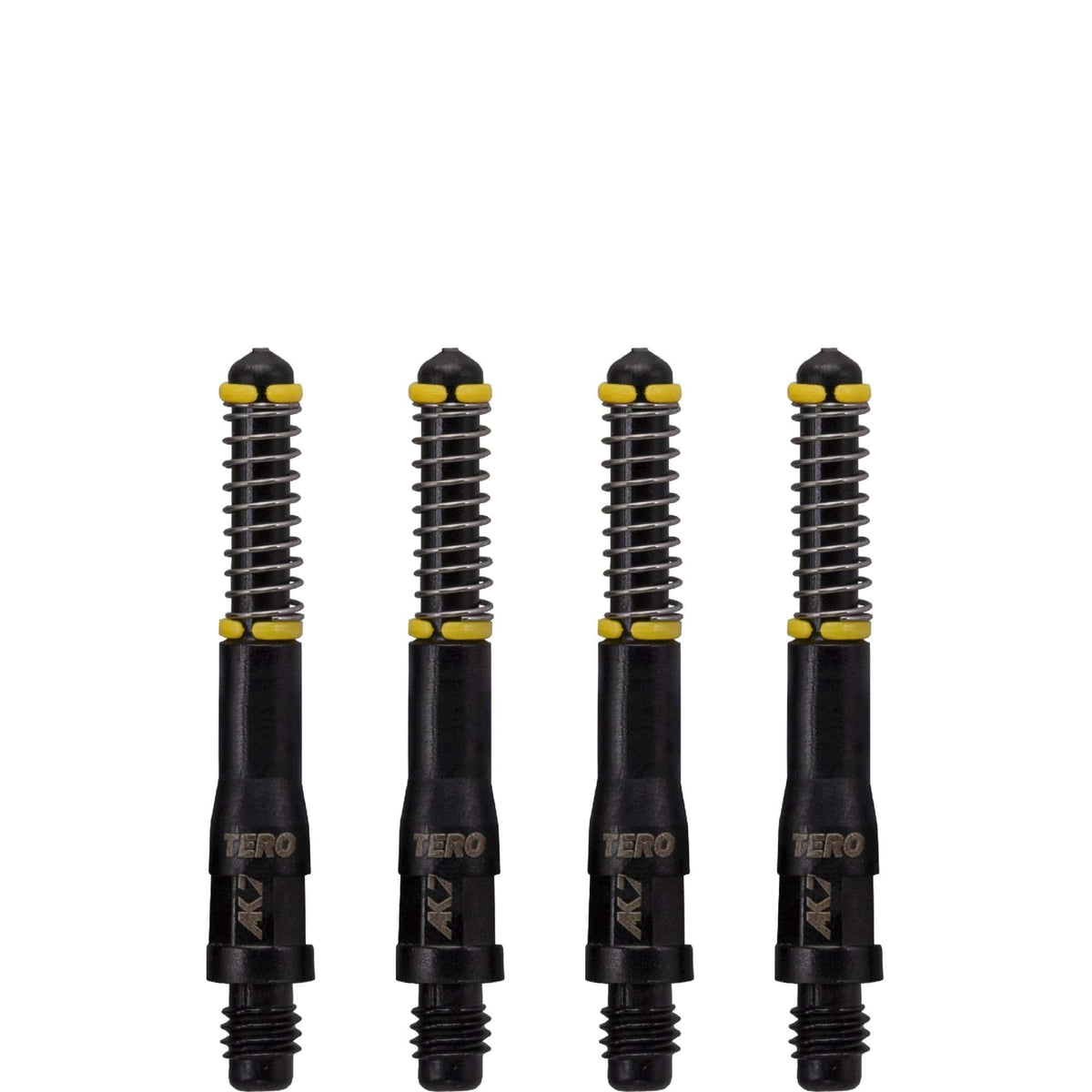 Cuesoul - Dart Shafts - Tero Flight System - AK7 - Standard - Set of 4 - Black Cuesoul 34mm