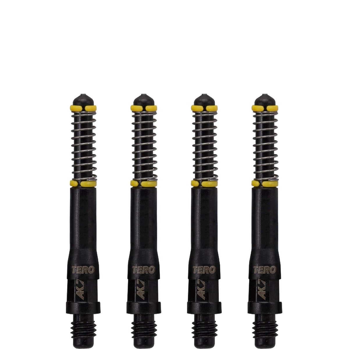 Cuesoul - Dart Shafts - Tero Flight System - AK7 - Standard - Set of 4 - Black Cuesoul 37mm