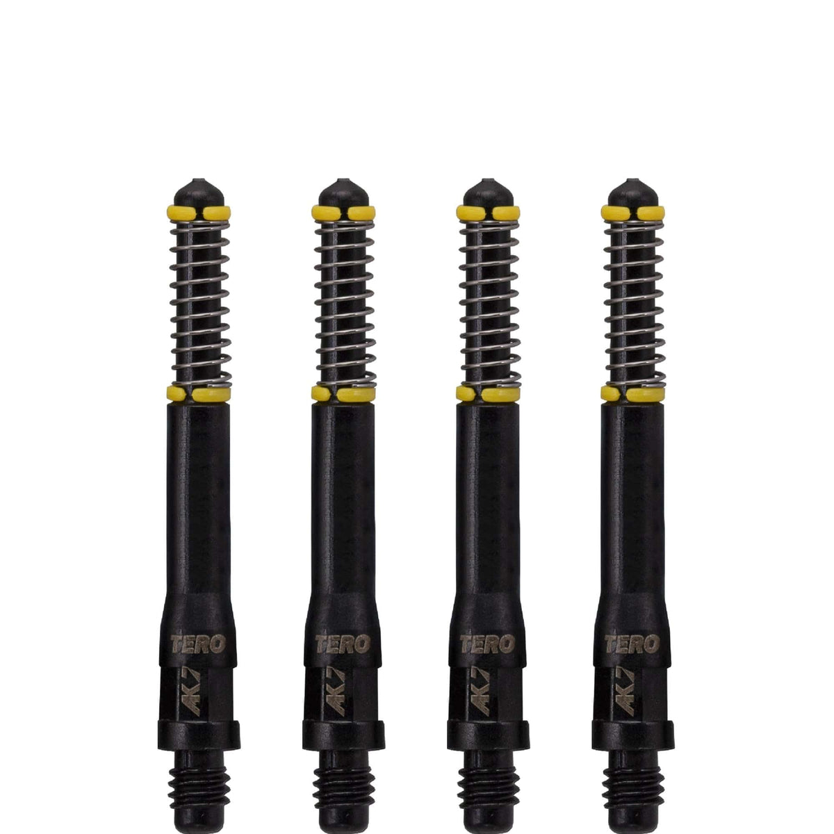 Cuesoul - Dart Shafts - Tero Flight System - AK7 - Standard - Set of 4 - Black Cuesoul 40mm