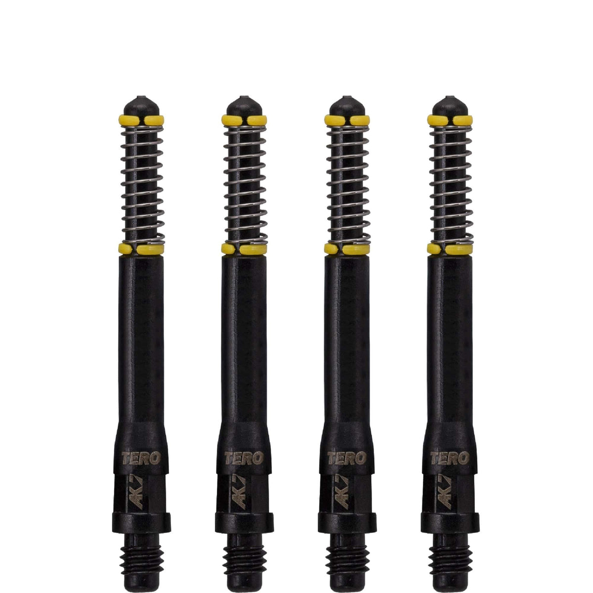 Cuesoul - Dart Shafts - Tero Flight System - AK7 - Standard - Set of 4 - Black Cuesoul 43.5mm