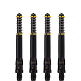 Cuesoul - Dart Shafts - Tero Flight System - AK7 - Standard - Set of 4 - Black Cuesoul 43.5mm
