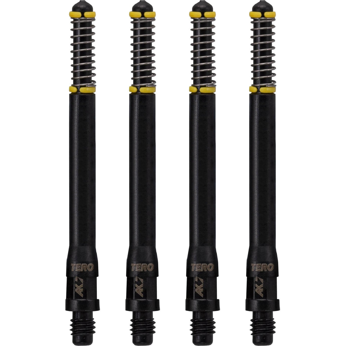 Cuesoul - Dart Shafts - Tero Flight System - AK7 - Standard - Set of 4 - Black Cuesoul 53mm