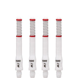 Cuesoul - Dart Shafts - Tero Flight System - AK7 - Standard - Set of 4 - White Cuesoul 40mm