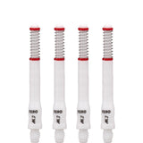 Cuesoul - Dart Shafts - Tero Flight System - AK7 - Standard - Set of 4 - White Cuesoul 43.5mm