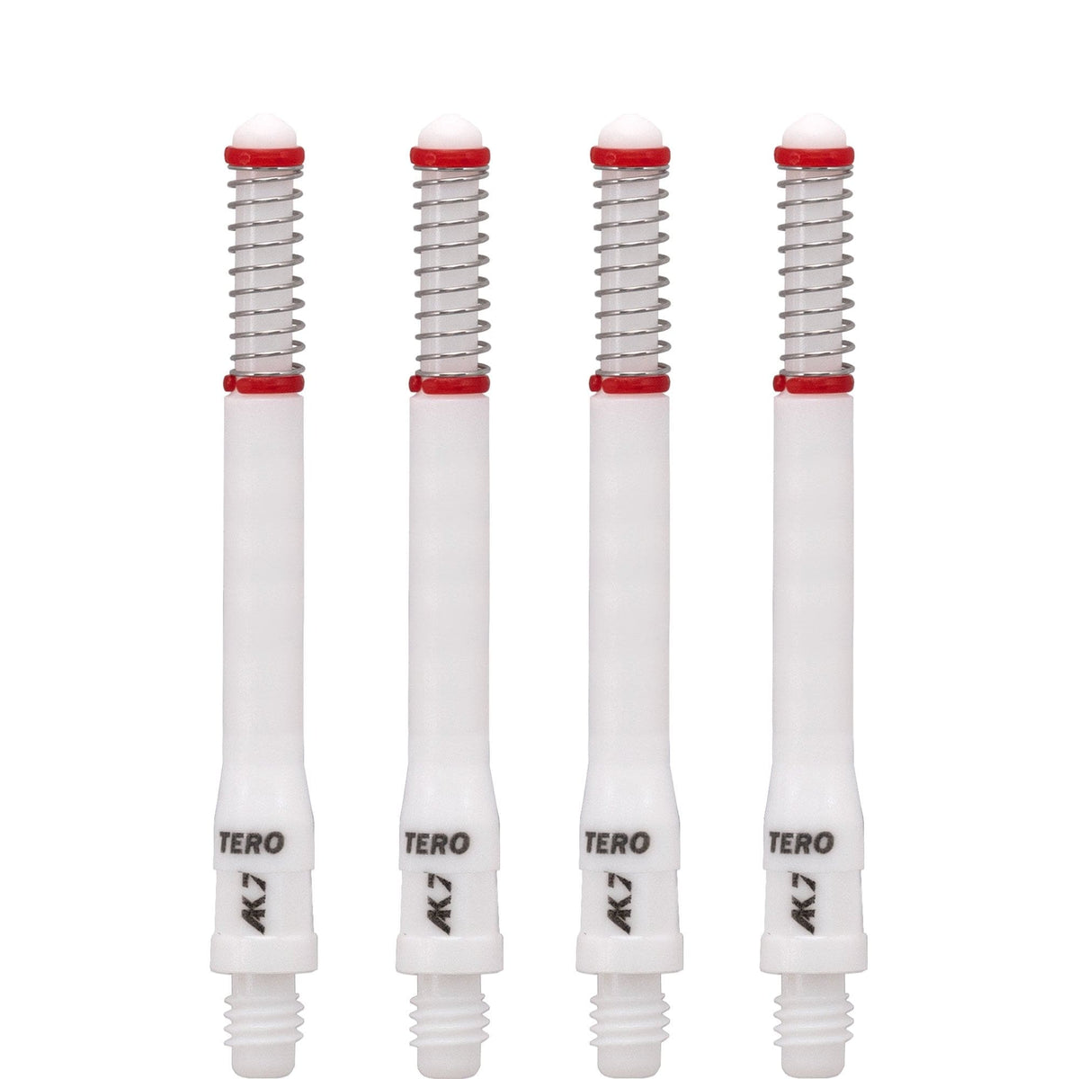 Cuesoul - Dart Shafts - Tero Flight System - AK7 - Standard - Set of 4 - White Cuesoul 47mm