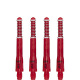 Cuesoul - Dart Shafts - Tero Flight System - AK7 - Standard - Set of 4 - Red Cuesoul 40mm
