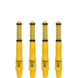 Cuesoul - Dart Shafts - Tero Flight System - AK7 - Standard - Set of 4 - Yellow Cuesoul 37mm