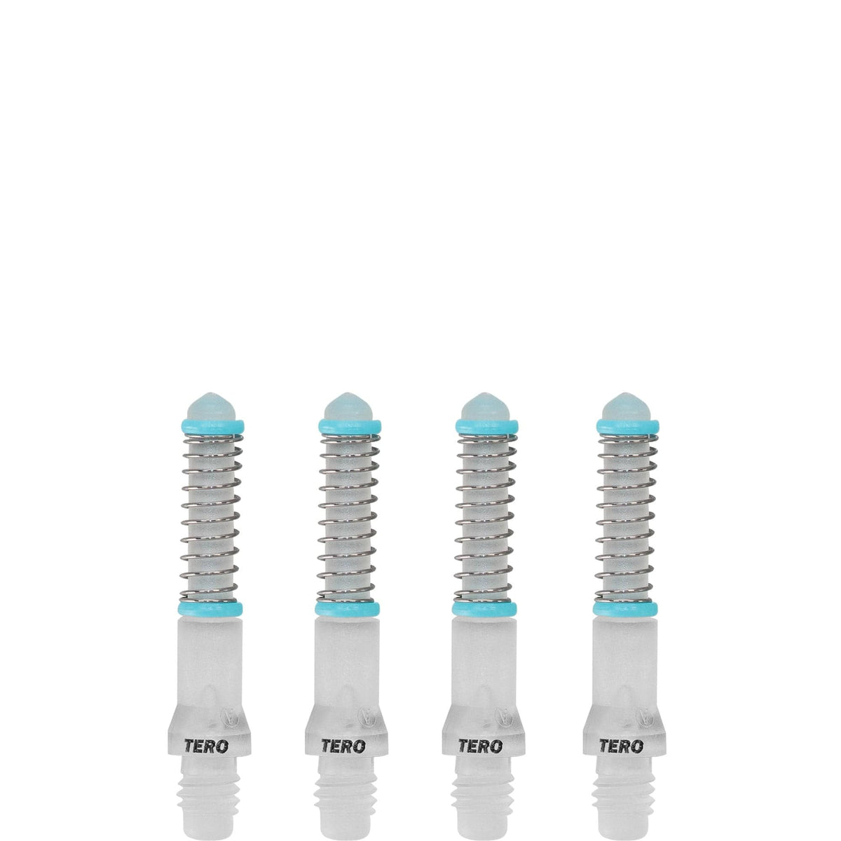 Cuesoul - Dart Shafts - Tero Flight System - AK7 - Standard - Set of 4 - Ice Clear Cuesoul 25mm